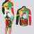 Custom South Africa And Wales Rugby Couples Matching Long Sleeve Bodycon Dress and Long Sleeve Button Shirt Springboks Welsh Mascots Dynamic Version - Wonder Print Shop