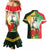 Custom South Africa And Wales Rugby Couples Matching Mermaid Dress and Hawaiian Shirt Springboks Welsh Mascots Dynamic Version - Wonder Print Shop