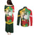 Custom South Africa And Wales Rugby Couples Matching Puletasi and Long Sleeve Button Shirt Springboks Welsh Mascots Dynamic Version - Wonder Print Shop