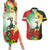 Custom South Africa And Wales Rugby Couples Matching Summer Maxi Dress and Hawaiian Shirt Springboks Welsh Mascots Dynamic Version - Wonder Print Shop