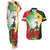 Custom South Africa And Wales Rugby Couples Matching Tank Maxi Dress and Hawaiian Shirt Springboks Welsh Mascots Dynamic Version - Wonder Print Shop