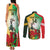 Custom South Africa And Wales Rugby Couples Matching Tank Maxi Dress and Long Sleeve Button Shirt Springboks Welsh Mascots Dynamic Version - Wonder Print Shop