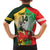 Custom South Africa And Wales Rugby Family Matching Long Sleeve Bodycon Dress and Hawaiian Shirt Springboks Welsh Mascots Dynamic Version - Wonder Print Shop