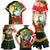 Custom South Africa And Wales Rugby Family Matching Mermaid Dress and Hawaiian Shirt Springboks Welsh Mascots Dynamic Version - Wonder Print Shop