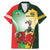 Custom South Africa And Wales Rugby Family Matching Mermaid Dress and Hawaiian Shirt Springboks Welsh Mascots Dynamic Version - Wonder Print Shop