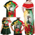 Custom South Africa And Wales Rugby Family Matching Off Shoulder Maxi Dress and Hawaiian Shirt Springboks Welsh Mascots Dynamic Version - Wonder Print Shop