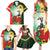 Custom South Africa And Wales Rugby Family Matching Summer Maxi Dress and Hawaiian Shirt Springboks Welsh Mascots Dynamic Version - Wonder Print Shop