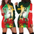 Custom South Africa And Wales Rugby Hoodie Dress Springboks Welsh Mascots Dynamic Version - Wonder Print Shop