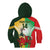 Custom South Africa And Wales Rugby Kid Hoodie Springboks Welsh Mascots Dynamic Version - Wonder Print Shop