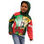 Custom South Africa And Wales Rugby Kid Hoodie Springboks Welsh Mascots Dynamic Version - Wonder Print Shop