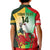 Custom South Africa And Wales Rugby Kid Polo Shirt Springboks Welsh Mascots Dynamic Version - Wonder Print Shop