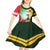 Custom South Africa And Wales Rugby Kid Short Sleeve Dress Springboks Welsh Mascots Dynamic Version - Wonder Print Shop