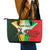 Custom South Africa And Wales Rugby Leather Tote Bag Springboks Welsh Mascots Dynamic Version - Wonder Print Shop