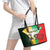 Custom South Africa And Wales Rugby Leather Tote Bag Springboks Welsh Mascots Dynamic Version - Wonder Print Shop