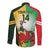 Custom South Africa And Wales Rugby Long Sleeve Button Shirt Springboks Welsh Mascots Dynamic Version - Wonder Print Shop