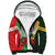 Custom South Africa And Wales Rugby Sherpa Hoodie Springboks Welsh Mascots Dynamic Version