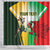 Custom South Africa And Wales Rugby Shower Curtain Springboks Welsh Mascots Dynamic Version