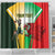 Custom South Africa And Wales Rugby Shower Curtain Springboks Welsh Mascots Dynamic Version