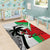 Custom Fiji And Wales Rugby Area Rug Fijian Tapa Welsh Mascots Dynamic Version - Wonder Print Shop