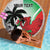 Custom Fiji And Wales Rugby Beach Blanket Fijian Tapa Welsh Mascots Dynamic Version - Wonder Print Shop