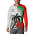 Custom Fiji And Wales Rugby Button Sweatshirt Fijian Tapa Welsh Mascots Dynamic Version - Wonder Print Shop