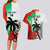 Custom Fiji And Wales Rugby Couples Matching Long Sleeve Bodycon Dress and Hawaiian Shirt Fijian Tapa Welsh Mascots Dynamic Version - Wonder Print Shop