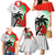 Custom Fiji And Wales Rugby Family Matching Mermaid Dress and Hawaiian Shirt Fijian Tapa Welsh Mascots Dynamic Version - Wonder Print Shop