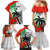 Custom Fiji And Wales Rugby Family Matching Mermaid Dress and Hawaiian Shirt Fijian Tapa Welsh Mascots Dynamic Version - Wonder Print Shop