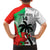 Custom Fiji And Wales Rugby Family Matching Short Sleeve Bodycon Dress and Hawaiian Shirt Fijian Tapa Welsh Mascots Dynamic Version - Wonder Print Shop