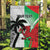 Custom Fiji And Wales Rugby Garden Flag Fijian Tapa Welsh Mascots Dynamic Version - Wonder Print Shop