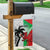 Custom Fiji And Wales Rugby Garden Flag Fijian Tapa Welsh Mascots Dynamic Version - Wonder Print Shop