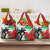 Custom Fiji And Wales Rugby Grocery Bag Fijian Tapa Welsh Mascots Dynamic Version