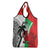 Custom Fiji And Wales Rugby Grocery Bag Fijian Tapa Welsh Mascots Dynamic Version