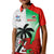 Custom Fiji And Wales Rugby Kid Polo Shirt Fijian Tapa Welsh Mascots Dynamic Version - Wonder Print Shop