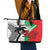 Custom Fiji And Wales Rugby Leather Tote Bag Fijian Tapa Welsh Mascots Dynamic Version - Wonder Print Shop