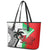 Custom Fiji And Wales Rugby Leather Tote Bag Fijian Tapa Welsh Mascots Dynamic Version - Wonder Print Shop