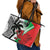 Custom Fiji And Wales Rugby Leather Tote Bag Fijian Tapa Welsh Mascots Dynamic Version - Wonder Print Shop