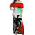 Custom Fiji And Wales Rugby Off Shoulder Maxi Dress Fijian Tapa Welsh Mascots Dynamic Version - Wonder Print Shop