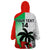 Custom Fiji And Wales Rugby Wearable Blanket Hoodie Fijian Tapa Welsh Mascots Dynamic Version