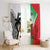 Custom Fiji And Wales Rugby Window Curtain Fijian Tapa Welsh Mascots Dynamic Version