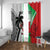 Custom Fiji And Wales Rugby Window Curtain Fijian Tapa Welsh Mascots Dynamic Version