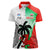 Custom Fiji And Wales Rugby Women Polo Shirt Fijian Tapa Welsh Mascots Dynamic Version