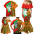 Custom Australia And Wales Rugby Family Matching Mermaid Dress and Hawaiian Shirt Wallabies Welsh Mascots Dynamic Version - Wonder Print Shop