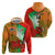 Custom Australia And Wales Rugby Hoodie Wallabies Welsh Mascots Dynamic Version - Wonder Print Shop