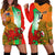 Custom Australia And Wales Rugby Hoodie Dress Wallabies Welsh Mascots Dynamic Version - Wonder Print Shop