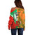 Custom Australia And Wales Rugby Off Shoulder Sweater Wallabies Welsh Mascots Dynamic Version - Wonder Print Shop