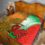 Custom Australia And Wales Rugby Quilt Wallabies Welsh Mascots Dynamic Version