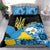 Ukraine Independence Day Bedding Set Slava Ukraini Ukrainian Trident With Sunflowers - Wonder Print Shop