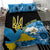 Ukraine Independence Day Bedding Set Slava Ukraini Ukrainian Trident With Sunflowers - Wonder Print Shop