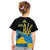 Ukraine Independence Day Kid T Shirt Slava Ukraini Ukrainian Trident With Sunflowers - Wonder Print Shop